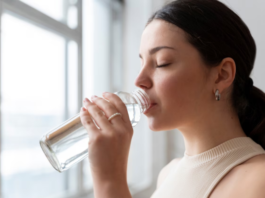 drinking water