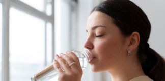 drinking water